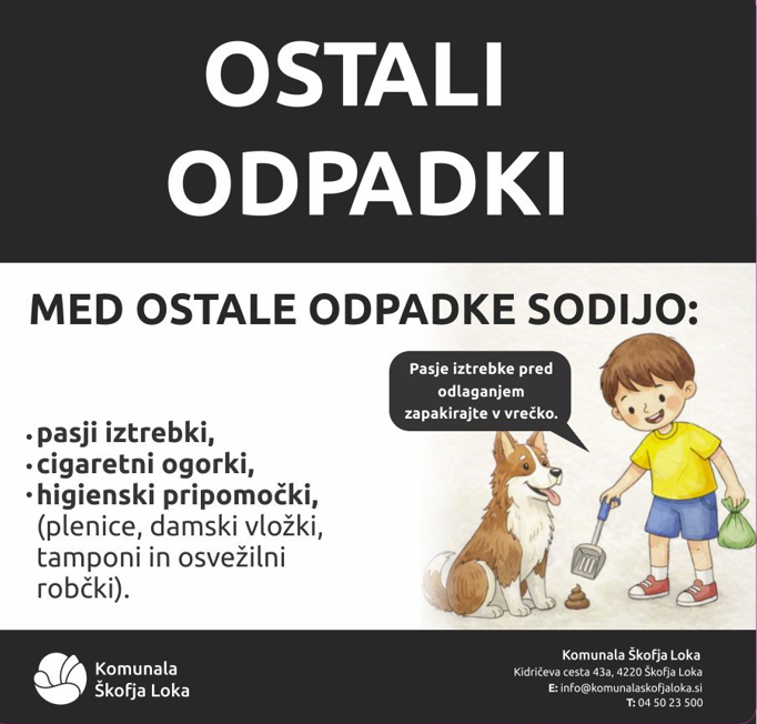 ostali odpadki